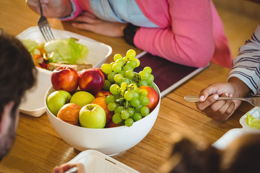 alimentazione sana bambini